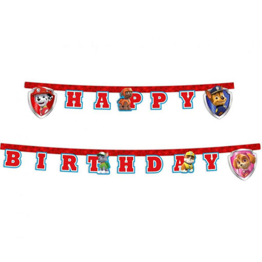 Picture of PAW PATROL HAPPY BIRTHDAY BANNER 200CM